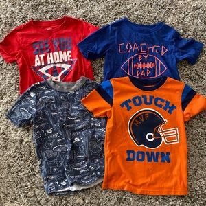 Boys Sports T-Shirt Bundle 5T